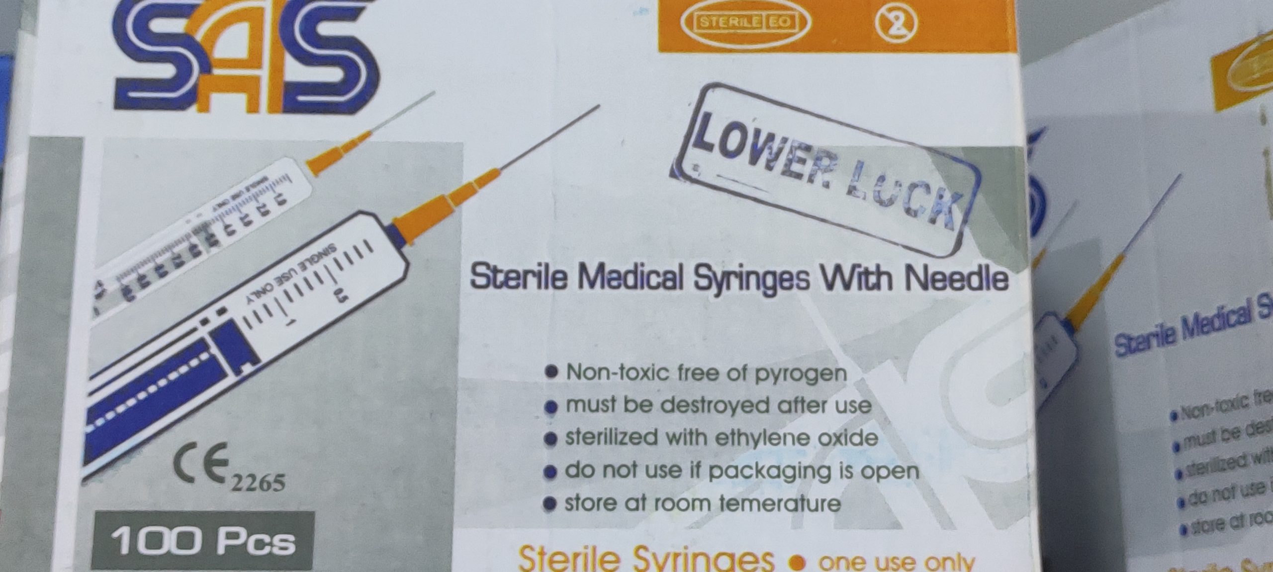 1787407585119184905249367714094 Sterile Syringe w Needle - Image 1